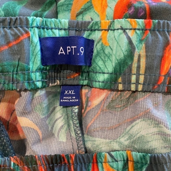 APT.9 elastic waist performance short‎ 7” inseam size XXL - Picture 4 of 8